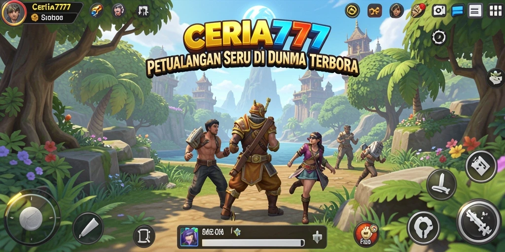 Tangkap momen seru dalam eksplorasi dunia terbuka CERIA777.