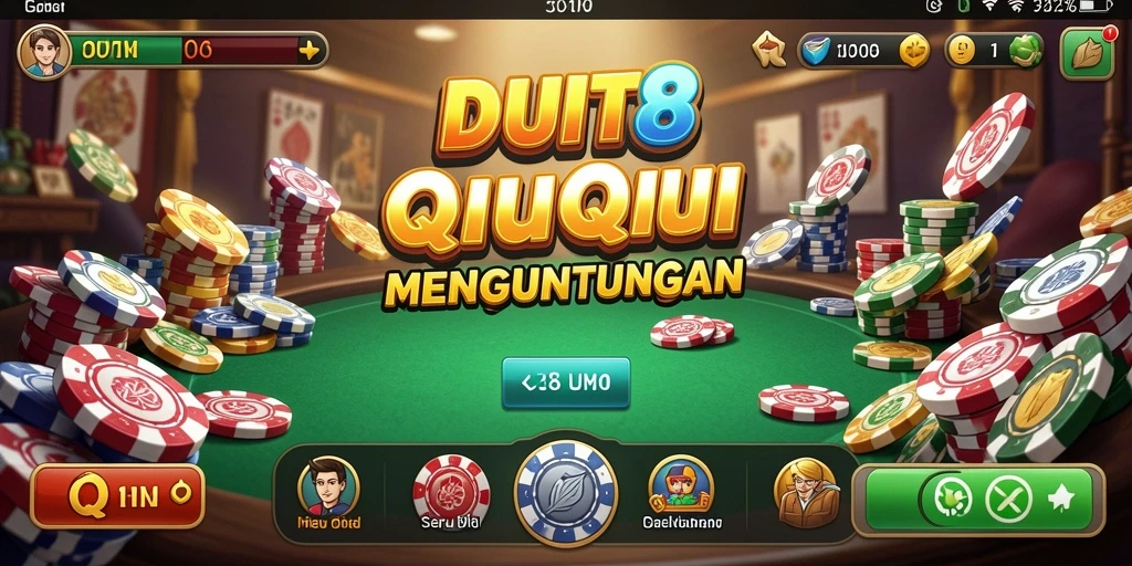 Screenshot gameplay QiuQiu yang menyenangkan di DUIT8.