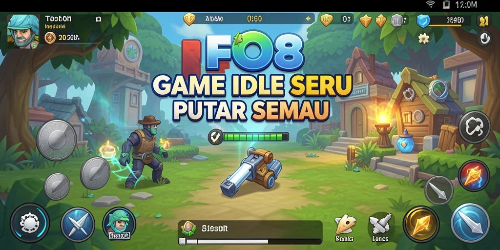 Visual gameplay di FO8 yang menawan dan sederhana.