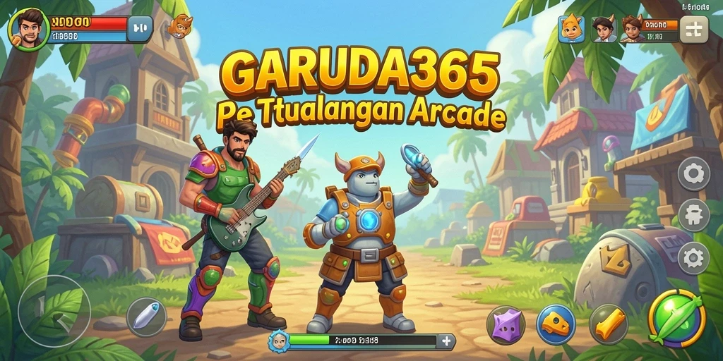 Screenshot GARUDA365 menampilkan pemain sedang beraksi dalam gameplay Arcade yang seru.