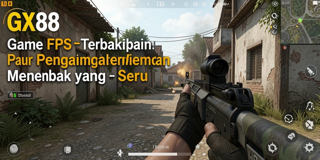 Tampilan menegangkan dari gameplay GX88 di arena pertempuran.