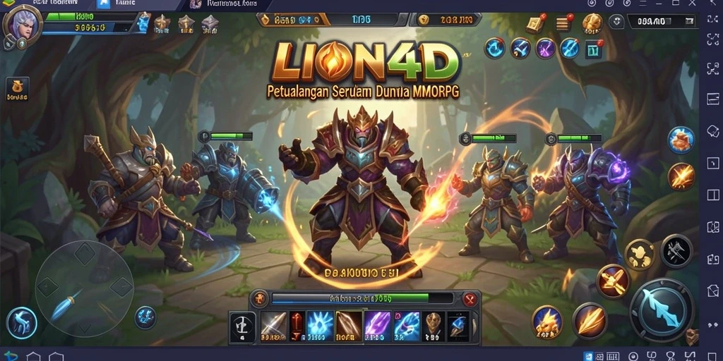 Tampilan gameplay LION4D yang mendebarkan dan penuh aksi.