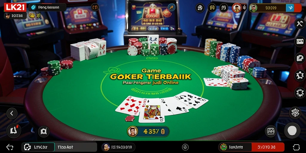 Gameplay Poker yang mendebarkan di LK21.