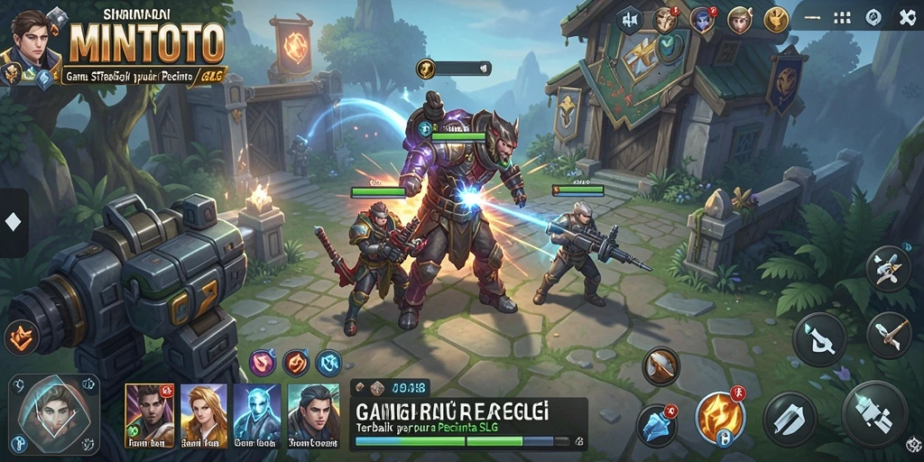 Tampilan gameplay MINTOTO yang menarik dan dinamis saat membangun kerajaan.