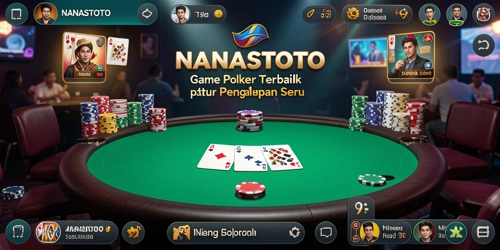 Tampilan gameplay NANASTOTO yang menarik dan kompetitif dalam permainan Poker.