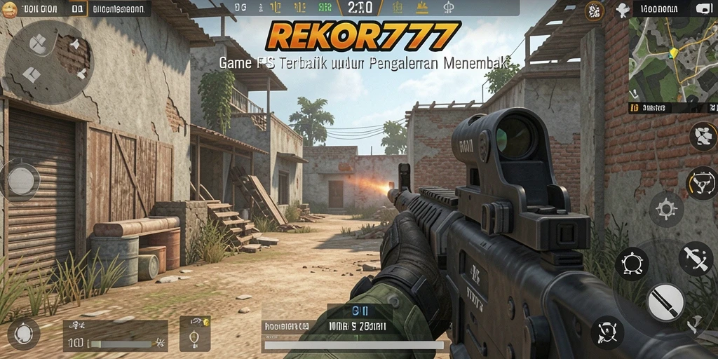 Tangkapan layar utama REKOR777 menampilkan aksi mendebarkan dalam permainan FPS.