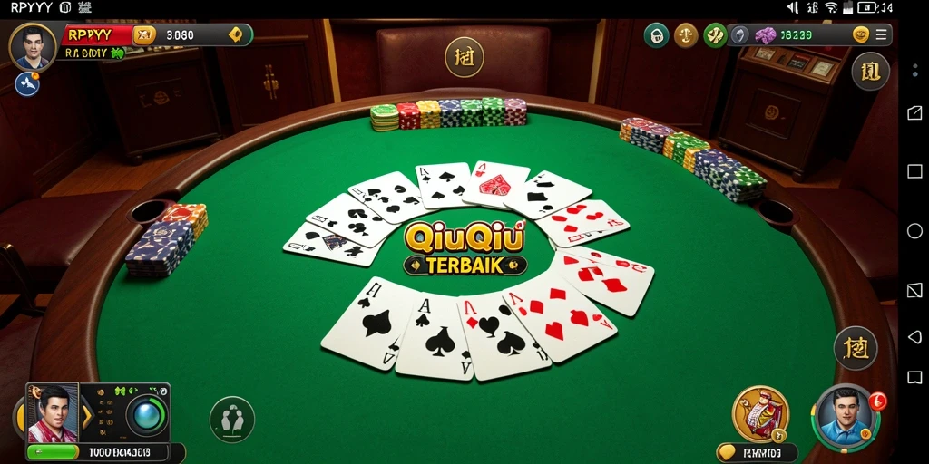 Tangkapan layar gameplay RPYYY yang menampilkan pertandingan QiuQiu yang mendebarkan.