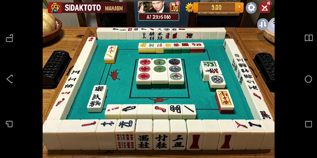 Tampilan permainan Mahjong yang seru dan menantang dari SIDAKTOTO.