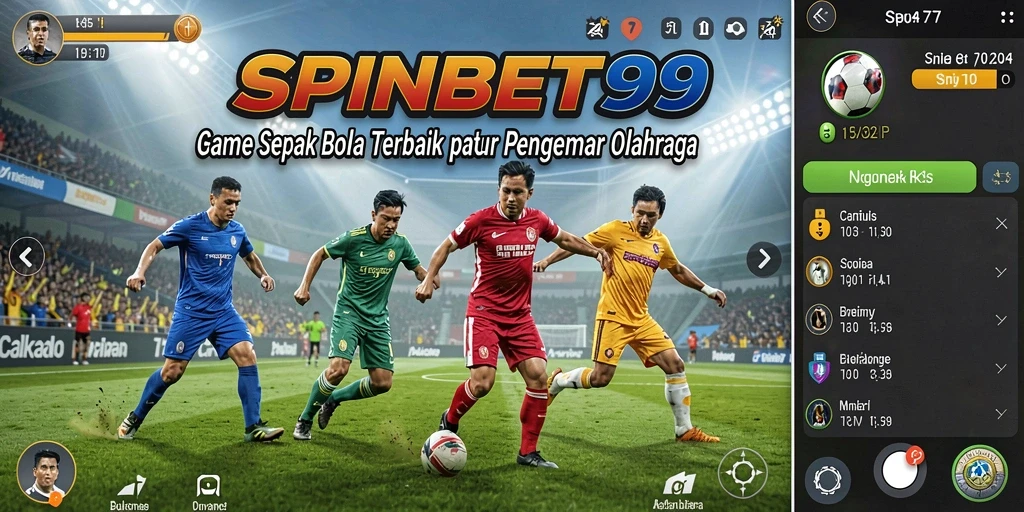 Gameplay SPINBET99 yang seru dan kompetitif dalam sepak bola.