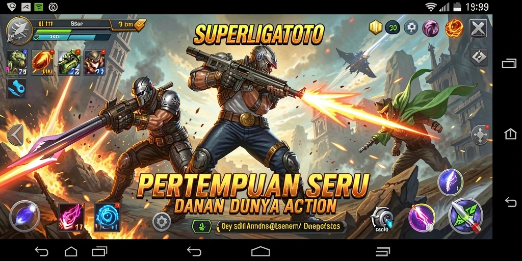 Tampilkan gameplay menegangkan di arena <strong>SUPERLIGATOTO</strong>.