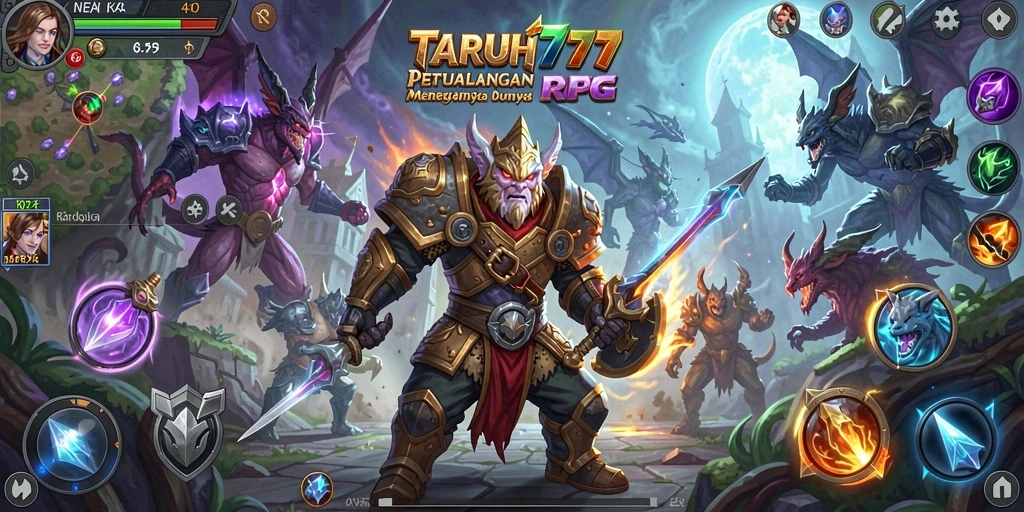 Tangkapan layar dari gameplay RPG yang penuh aksi dan petualangan.