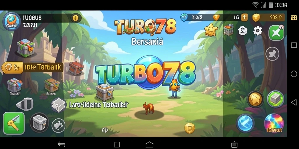 Screenshot <strong>TURBO78</strong> menampilkan gameplay yang santai dan interaktif.